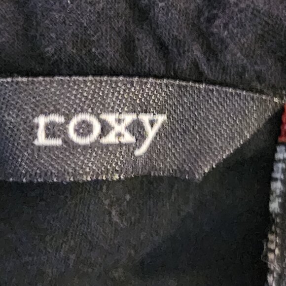 ROXY Black Mini Skirt Size 7 – Boho Beach Vibe | Soft Cotton Hip Tie Wrap Style - Picture 7 of 9